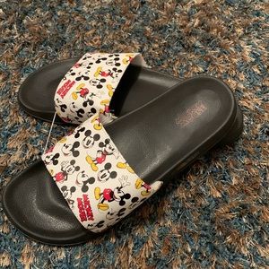 Disney Mickey Mouse Ground Up Slides Flip Flops Mens 13